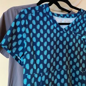 Two Small Scrubletic Scrub Tops
